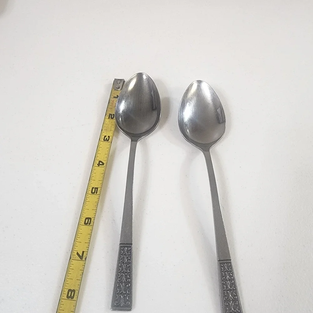 vintage Continental Stainless Steel Japan  Large Tablespoons set of 2